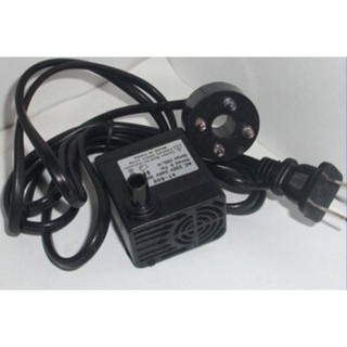 Máy bơm mini, máy bơm nước chìm có đèn led 4w