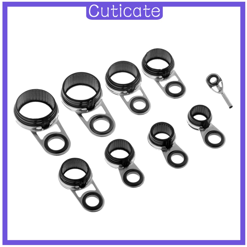 Bộ 9 Khoen Cần Câu Cá Nhiều Kích Cỡ