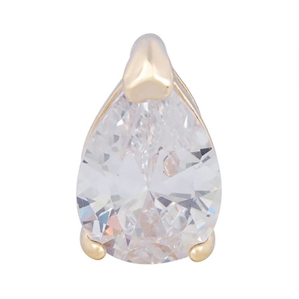 Khuyên rốn đính đá bằng thép y tế