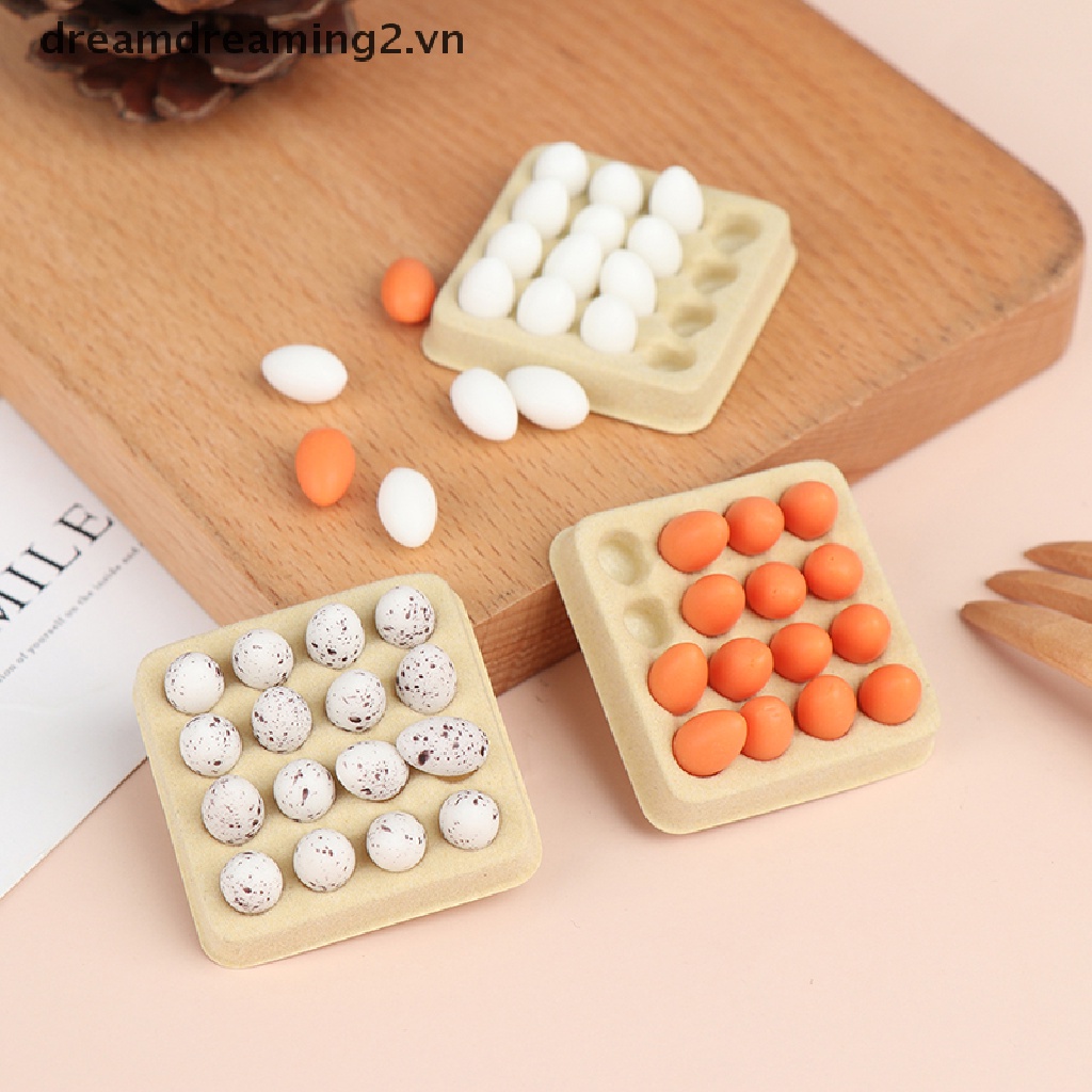 Set 16 Quả Trứng Đồ Chơi mini Tỉ Lệ 1: 12 Cho Bé