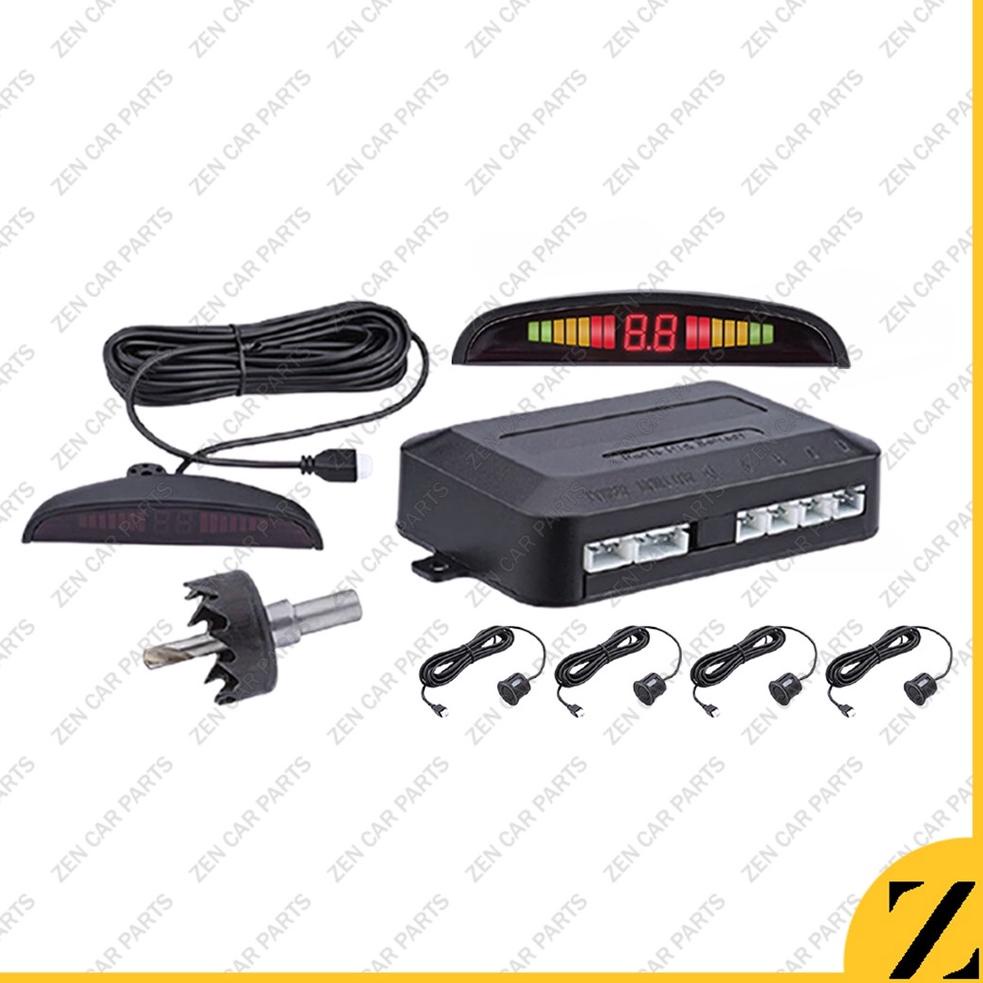 Giảm Giá tháng Mười Hai	Bộ Cảm Biến Đỗ Xe 4 Điểm Hiển Thị Màn Hình LCD