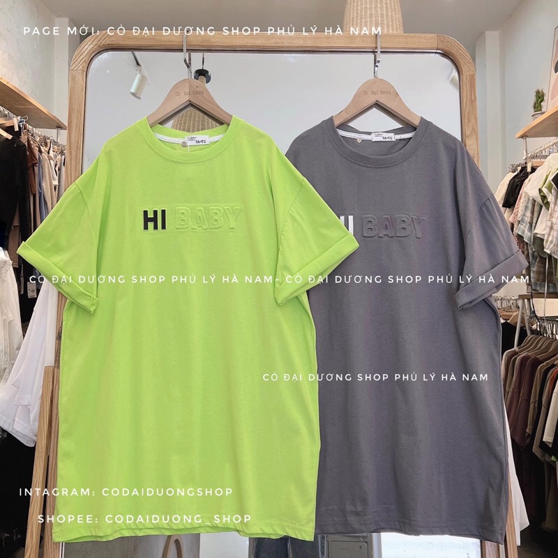 Áo phông HI BABY cộc tay