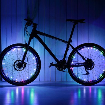 Đèn led phát sáng gắn van xe đạp xe máy nhiều màu làm đẹp xe