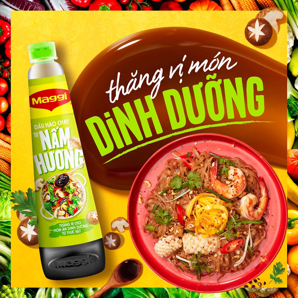 Combo 2 Dầu Hào MAGGI® Nấm Hương 820g/chai