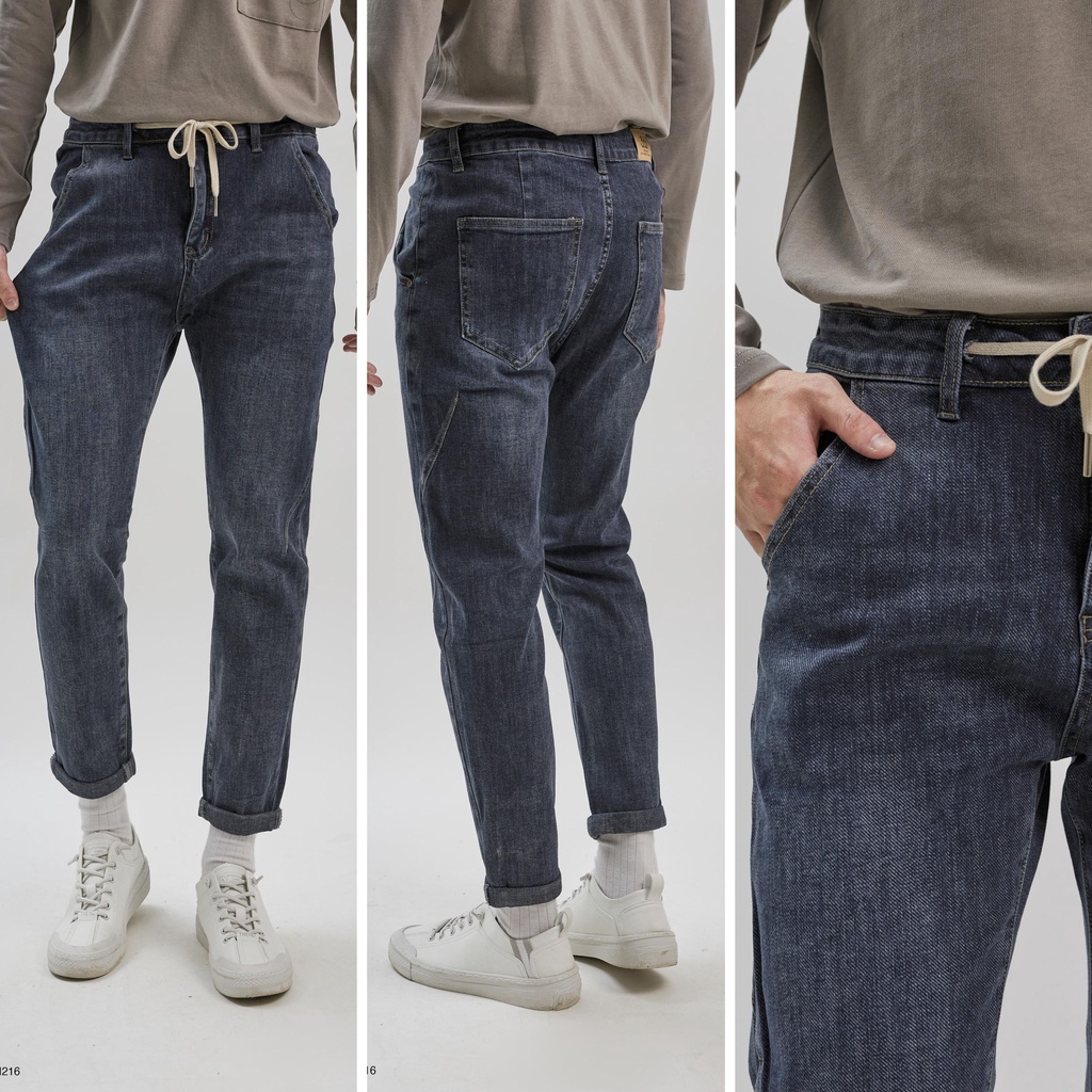 Quần jeans xanh basic thương hiệu 360 Boutique chất liệu cao cấp | BigBuy360 - bigbuy360.vn