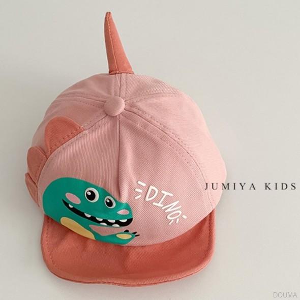 Nón lưỡi trai hoạ tiết hình khủng long xinh xắn cho bé gái