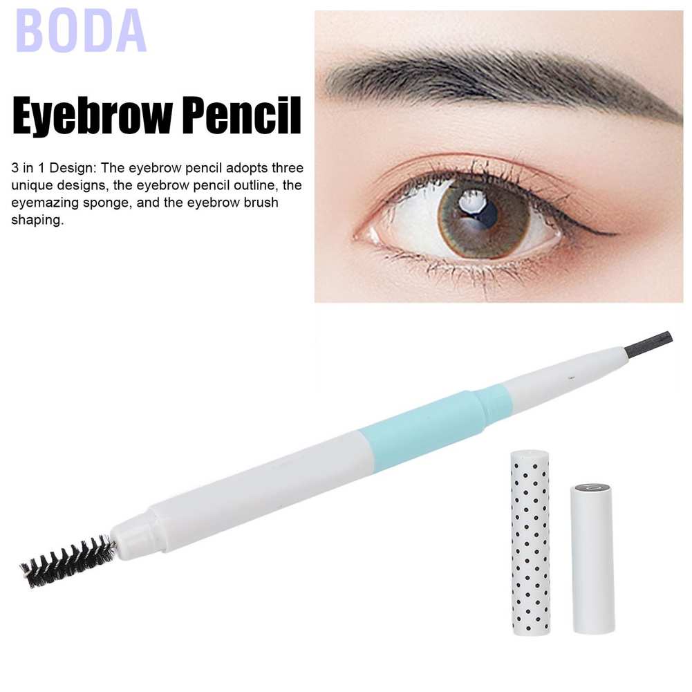 Bút kẻ lông mày 3 trong 1 lâu trôi màu đen
 | BigBuy360 - bigbuy360.vn