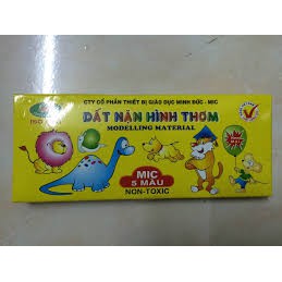 hộp đất nặn MIC đủ 5 màu giá sỉ