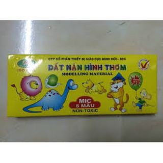 Combo 10 Hộp đất nặn MIC đủ 5 màu giá sỉ - SP000948