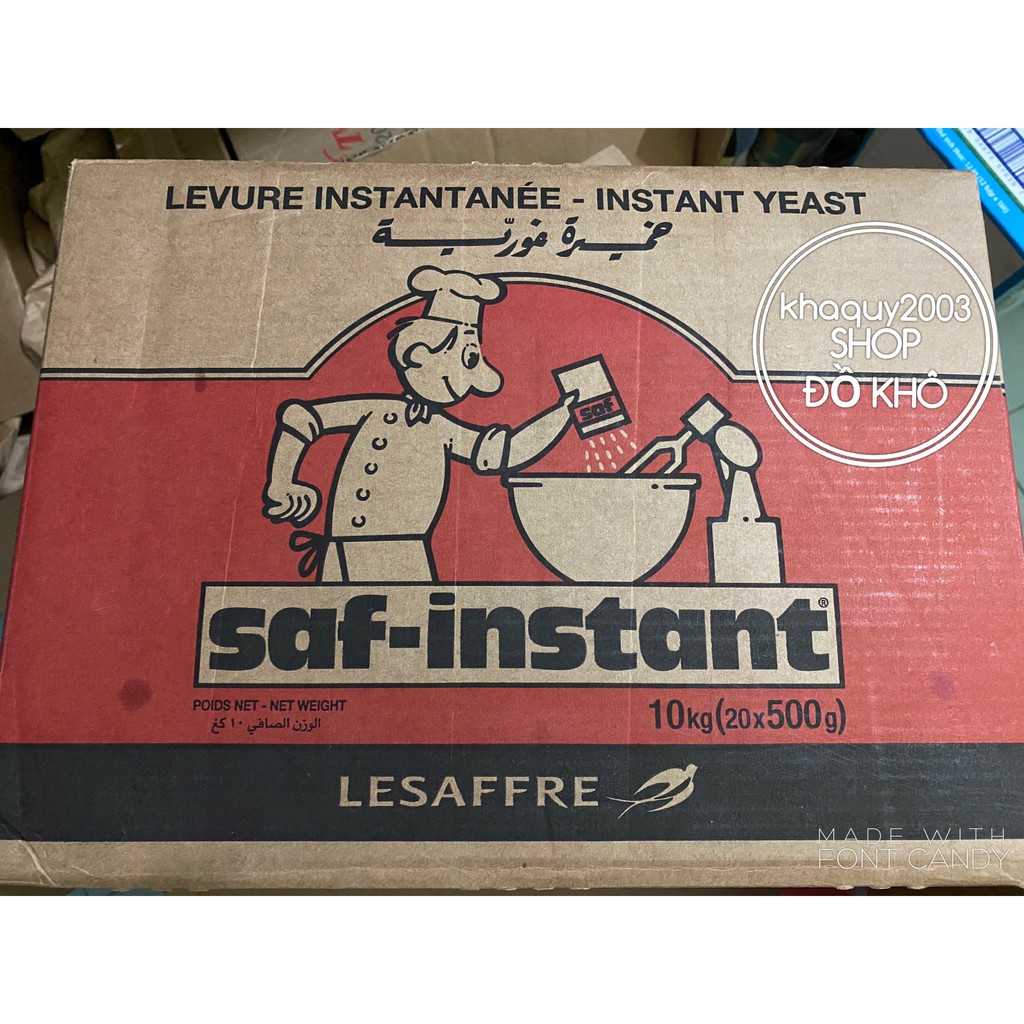 Men khô đầu bếp Saf-instant 500gr