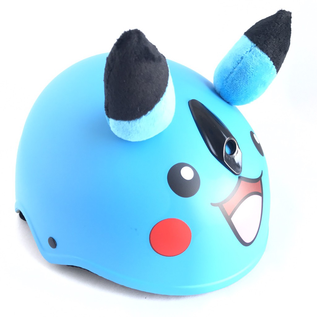 Mũ bảo hiểm trẻ em V&amp;S Helmet Pikachu xanh dương dễ thương