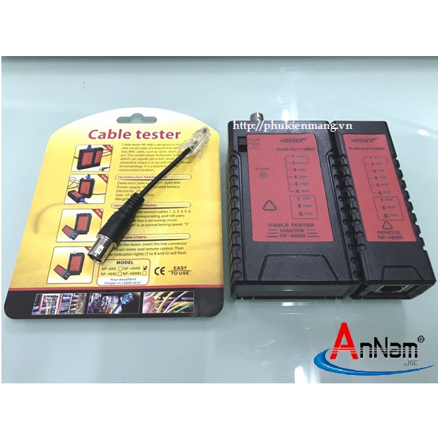 Máy test mạng NF-468B đa năng RJ45-RJ1-BNC hãng Noyafa | BigBuy360 - bigbuy360.vn