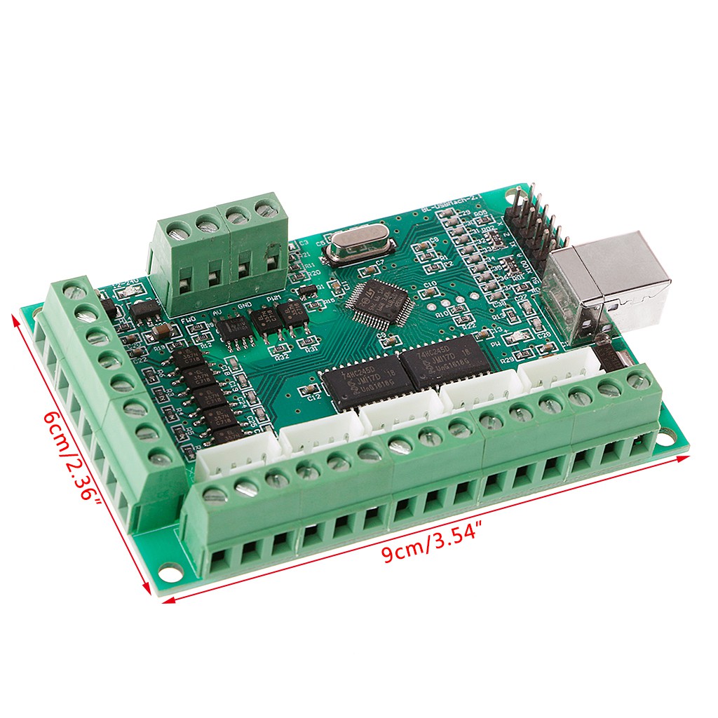 KOOLCNC USB MACH3 Breakout Board 5 Axis Interface Driver#Controller