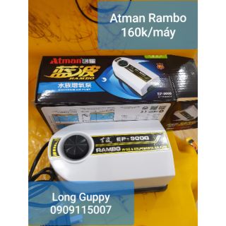 Máy thổi oxy atman cho hồ cá max 12 hồ