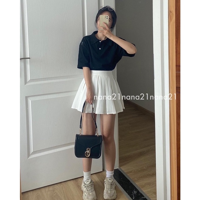 Áo pull polo trơn Nana21 Nanastore21