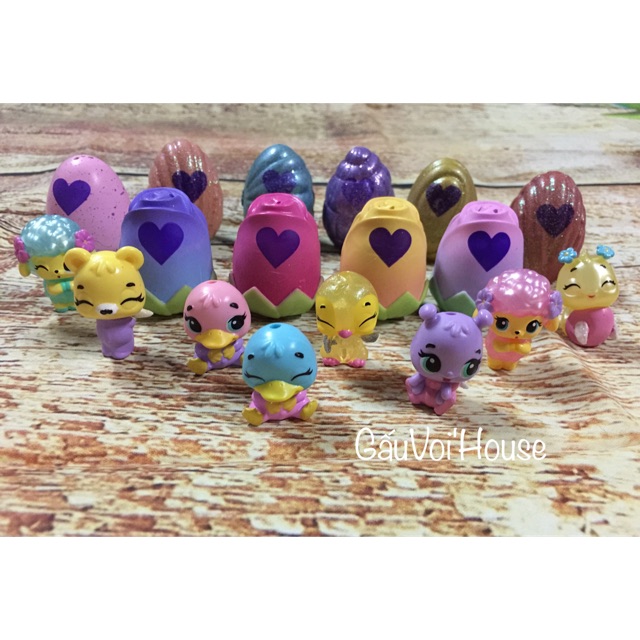 Combo 10 trứng Hatchimals hoa hồng & sò đại dương