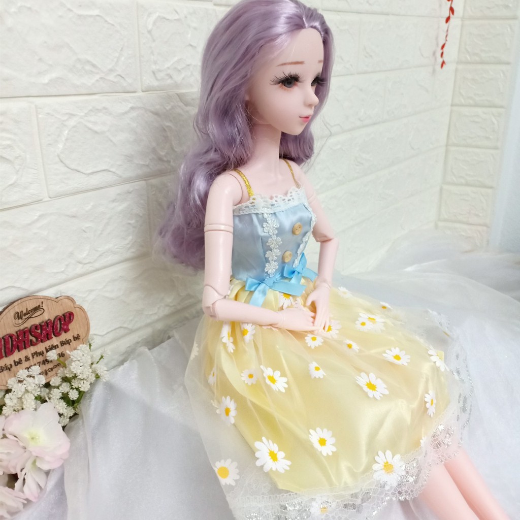 Búp Bê 60cm 💖 Búp Bê Mô Phỏng BJD Lolita Mặc Váy Công Chúa