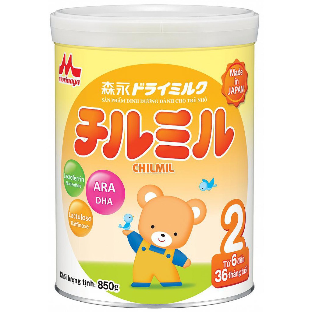 Sữa Morinaga Chilmil số 2 - 850g date 6/2023