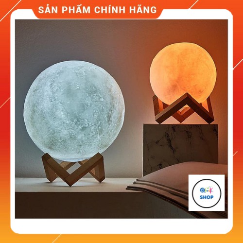 [ Rẻ Vô Địch ] Đèn ngủ Mặt Trăng Moon Light 3D Cảm Ứng 10 -18 cm