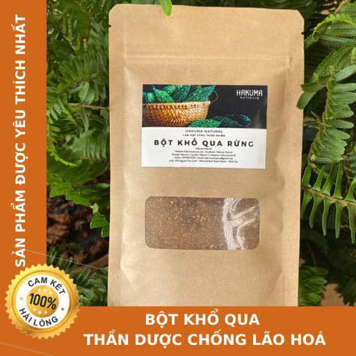 Bột Khổ Qua Rừng Nhà Xay Nguyên Chất Chống Lão Hoá Da- Thanh Lọc Cơ Thể - 50g