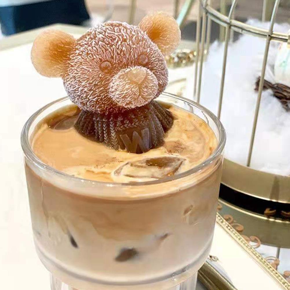 Khuôn silicon làm đá viên hình gấu 3D N1Q6 5.7*5.7*5.5cm R0A0 J6P2 I9S9