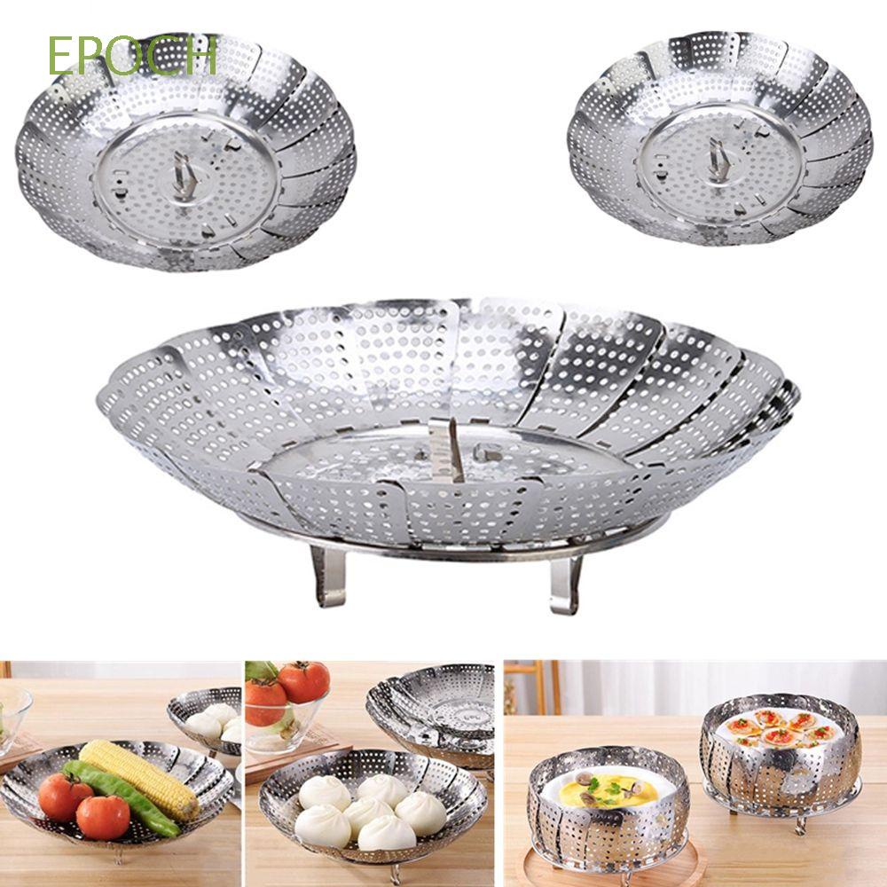 Khay hấp thức ăn bằng thép không gỉ hình hoa sen đa năng