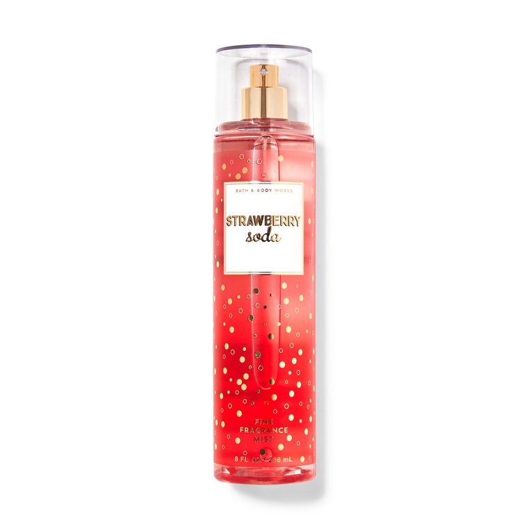 Xịt thơm body Bath &amp; Body Works Strawberry Soda 236ML