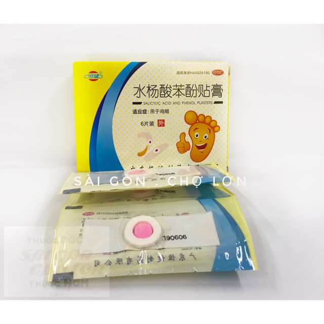 Miếng dán mụt cóc hộp 6 miếng