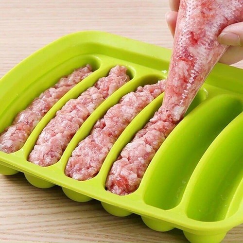 Khuôn Làm Xúc Xích,Khuôn Xúc Xích Silicon Cho Bé Ăn Dặm