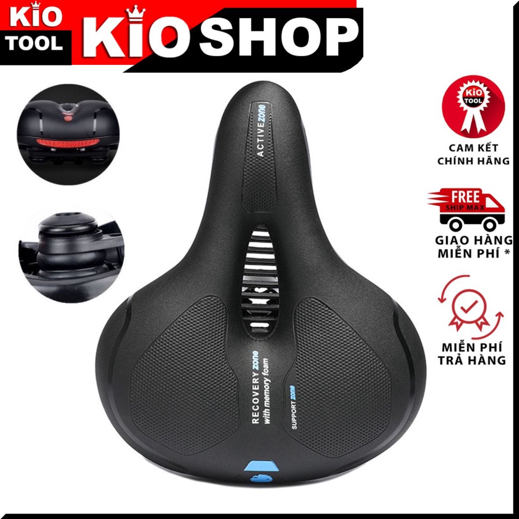 Yên xe đạp Kiotool êm ái giảm sóc chống thấm nước dễ lắp đặt