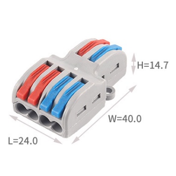 [Đơn tối thiểu 30k] Cút Nối Dây Điện SPL-42~82, 2 Đầu Ra 6 Đầu - 32A 250V/600V.
