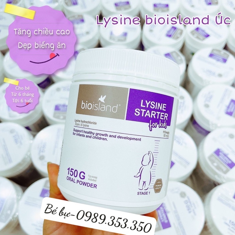 Lysin bột Tăng chiều cao 150gram date mới nhất