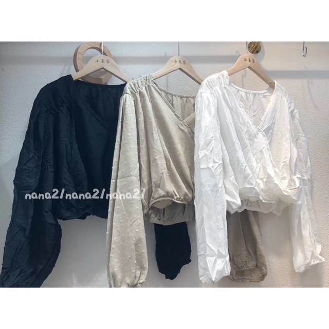 Áo thô vạt croptop