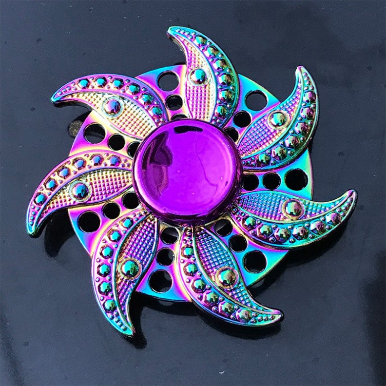 (rẻ vô địch) CON QUAY SPINNER GRADIENT Kim loại Fidget Spinner