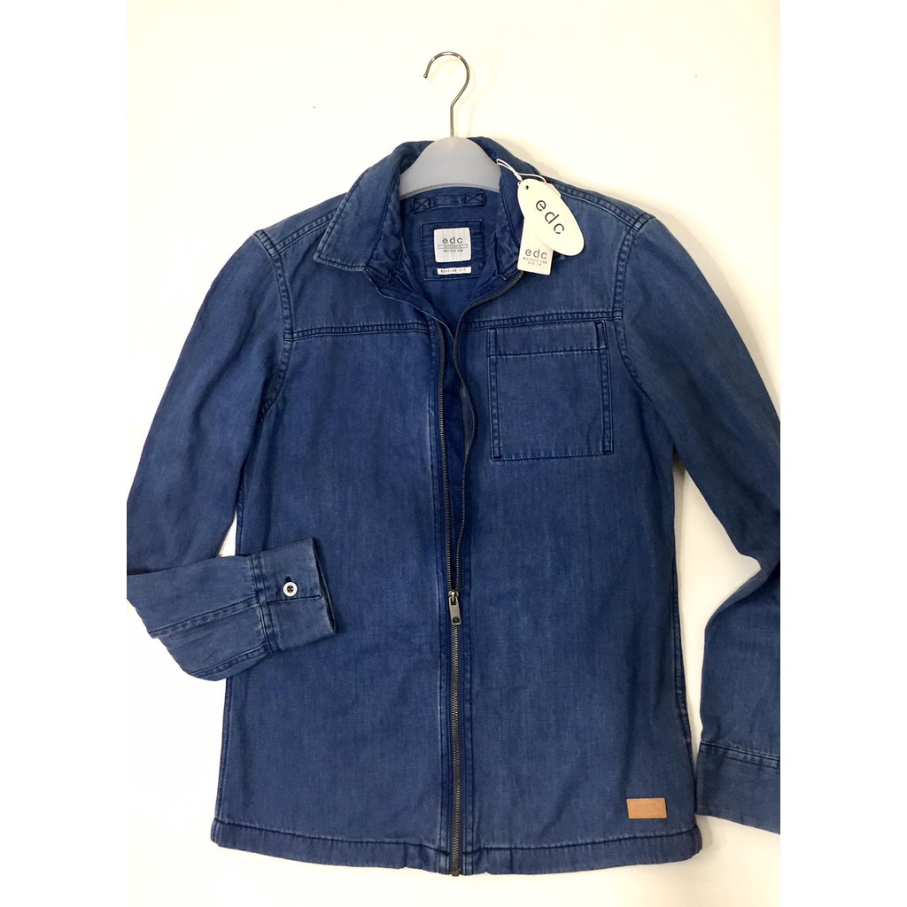 áo khoác denim Edc ..hàng xách tay chính hãng, thương hiệu cao cấp của Mỹ ,hình thật cam kết chính hãng chuẩn