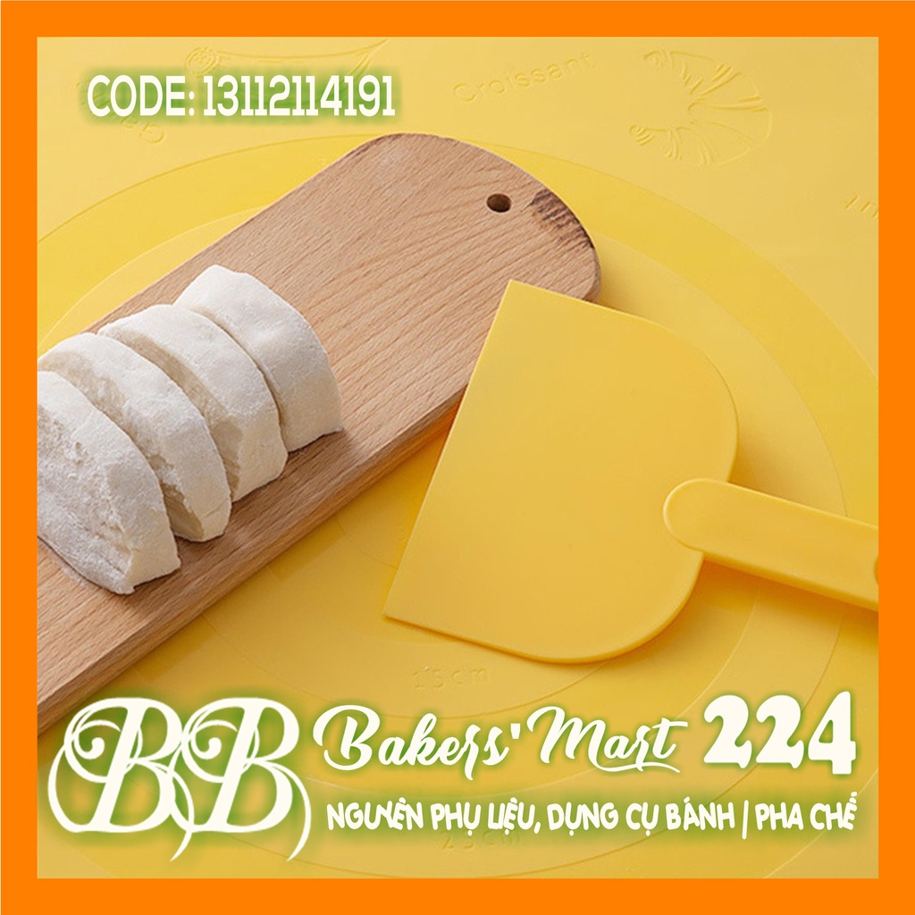 Dụng cụ cắt bột TAY CẦM 1 màu Pastel - 16.5x12cm - 1 cái (MÀU NGẪU NHIÊN)