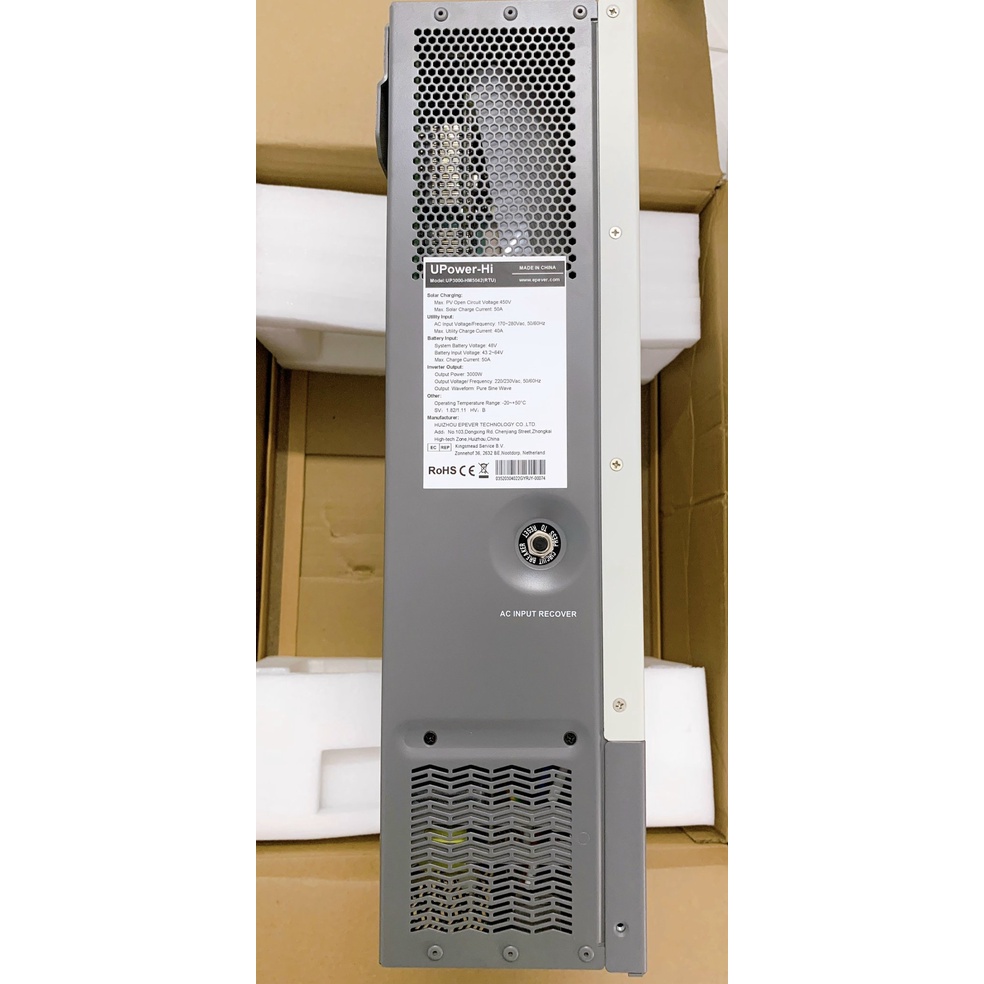 BIẾN TẦN ĐỘC LẬP BÙ LƯỚI 3KW 24V/48V HÃNG EPEVER - MAX PV 4000W