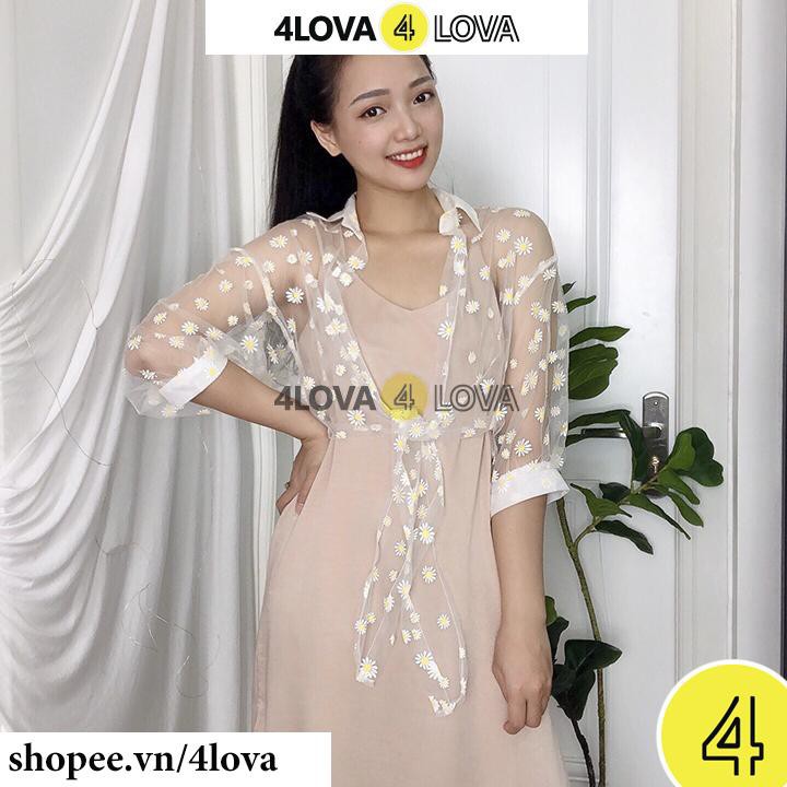 Áo khoác cardigan nữ lửng mỏng 4LOVA kiểu dáng thời trang freesize | WebRaoVat - webraovat.net.vn