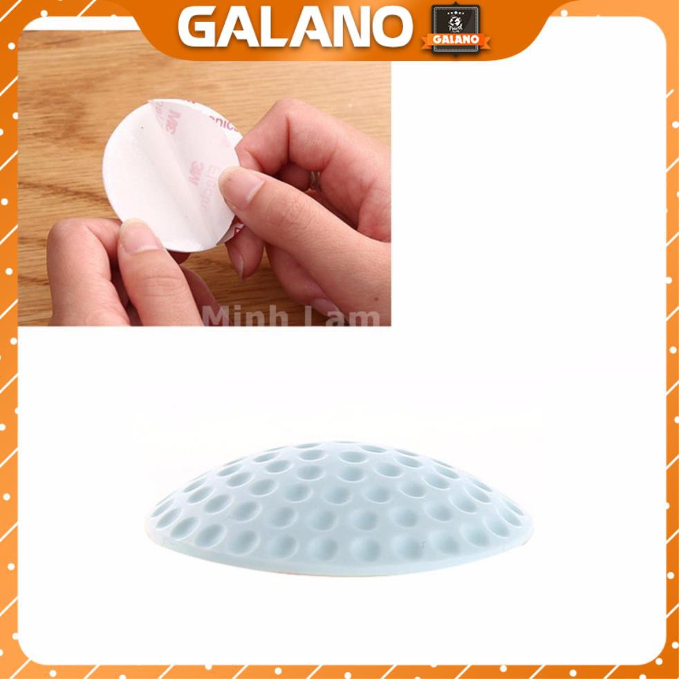 Chặn cửa GALANO dán tường giảm ồn chống va đập tay nắm cửa ra vào cửa sổ an toàn cho bé ngủ ngon nhựa silicon HG-001031