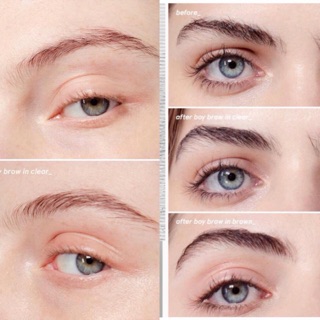 [ Bill Mỹ] gom order bộ trang điểm Glossier boy brow + haloscope