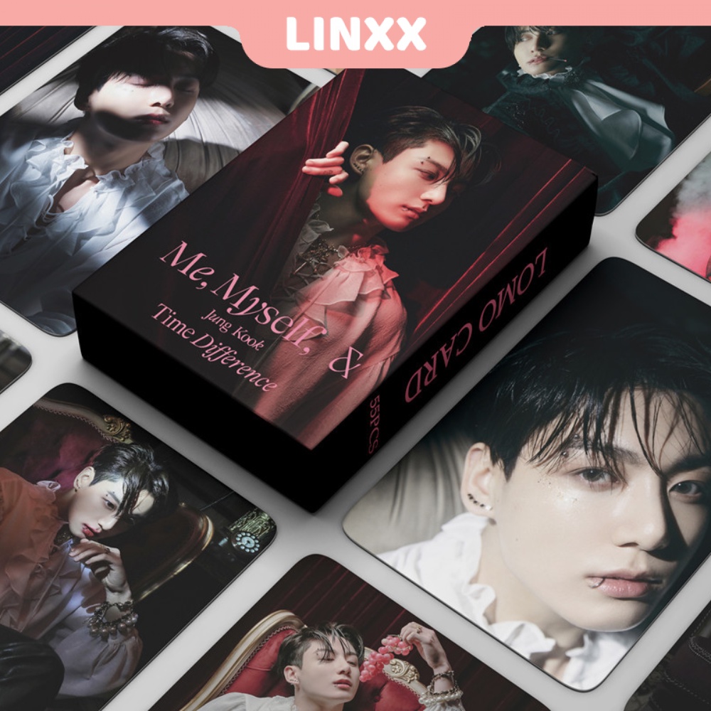 Set 55 Tấm Thẻ Ảnh Lomo Nhóm Nhạc Kpop JUNG KOOK TIME