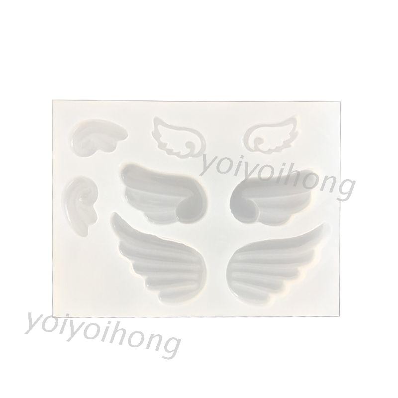 Khuôn Silicone Làm Mặt Dây Chuyền Hình Đôi Cánh Ác Quỷ