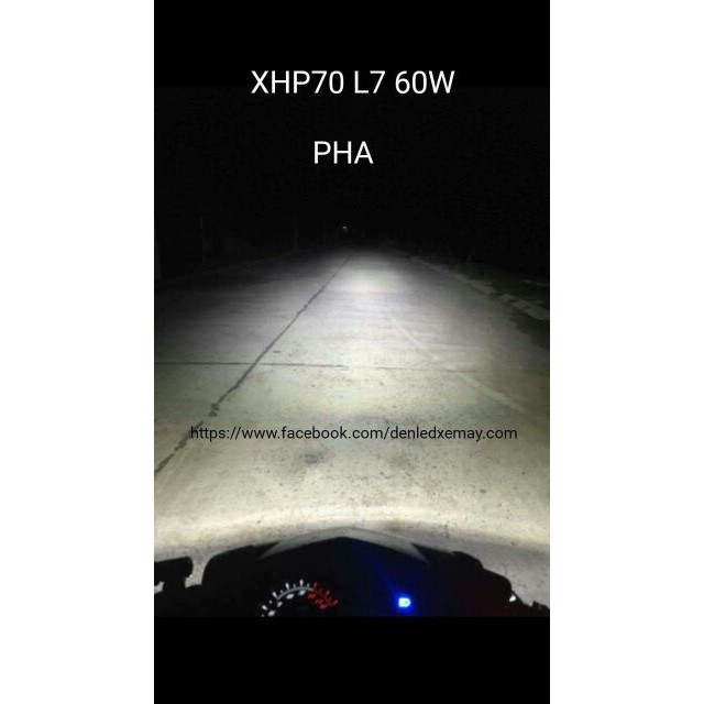 Led XHP70 L7 60w Chân H4