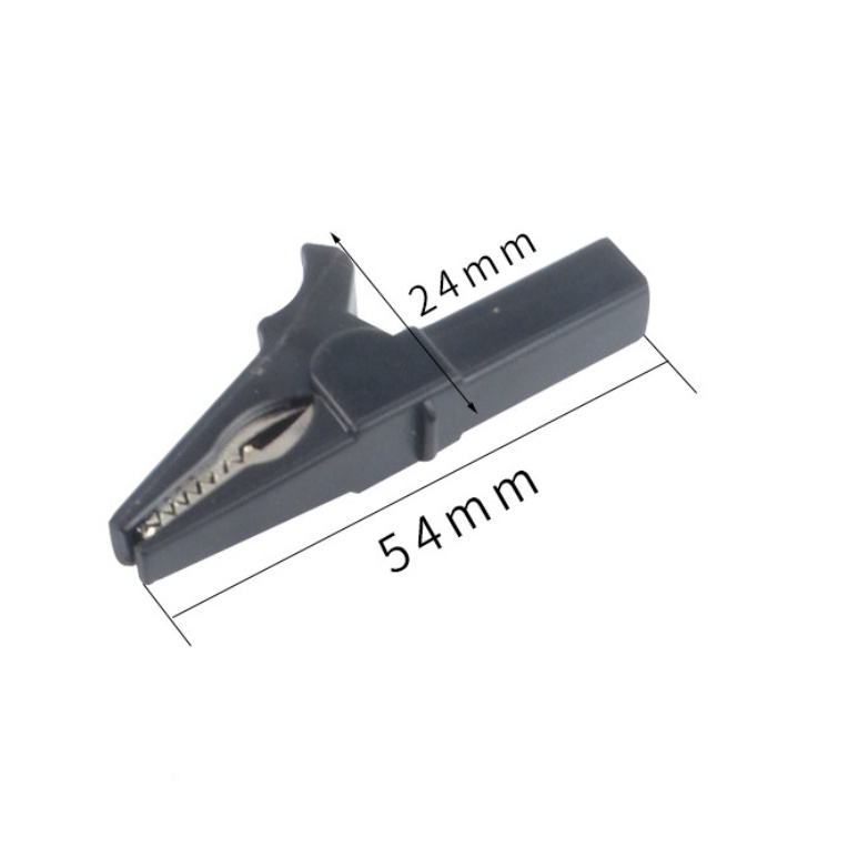 Kẹp cá sấu, kẹp pin, acquy 30A 54MM tay ngắn