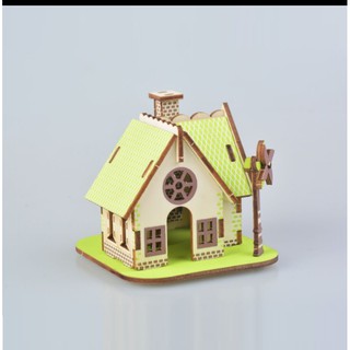 Mô hình lắp ráp gỗ 3D Nhà Ellie