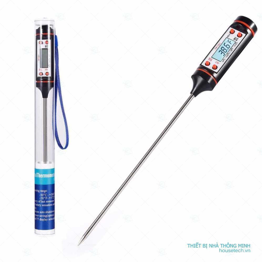Que đo nhiệt độ sữa,nước TP101-Nhiệt kế thực phẩm-Máy do nhiệt độ nước