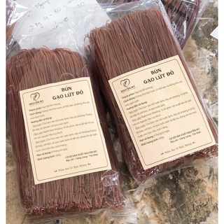 Bún gạo lứt đỏ 6 tháng healthy dai ngon, gói 500gr rất nhiều