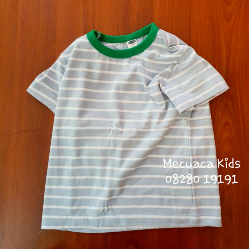 Áo phông cộc tay O.Navy cổ tròn cho bé trai bé gái hình sao, kẻ ngang