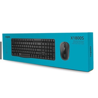 Bộ Bàn Phím Và Chuột Vi Tính Không Dây Rapoo X1800