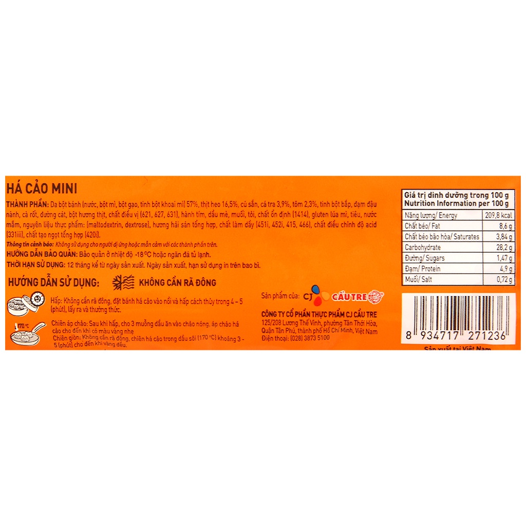 Há cảo mini Cầu Tre 500g | BigBuy360 - bigbuy360.vn